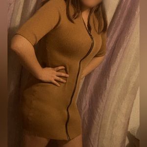 Thigth Dress, Color Tanish ,sizeLarge